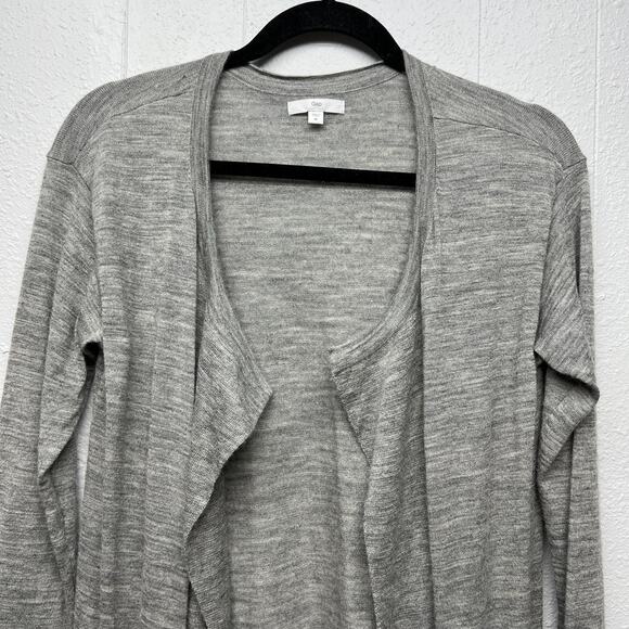 Gap Wool Blend Long Length Cardigan Womens Medium Casual Workwear Lightweight - Picture 3 of 11